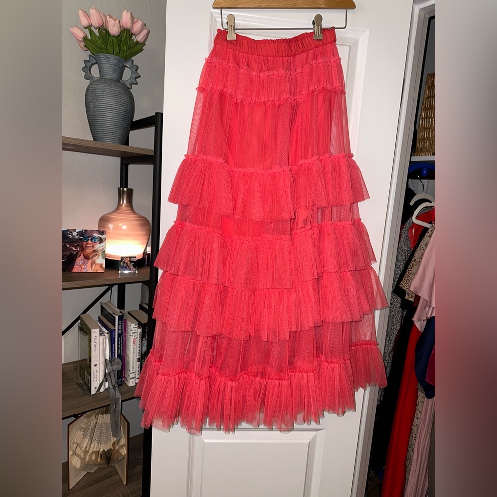 Anthropologie tulle skirt